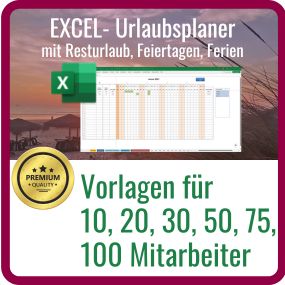 Excel Vorlagen Urlaubsplanung